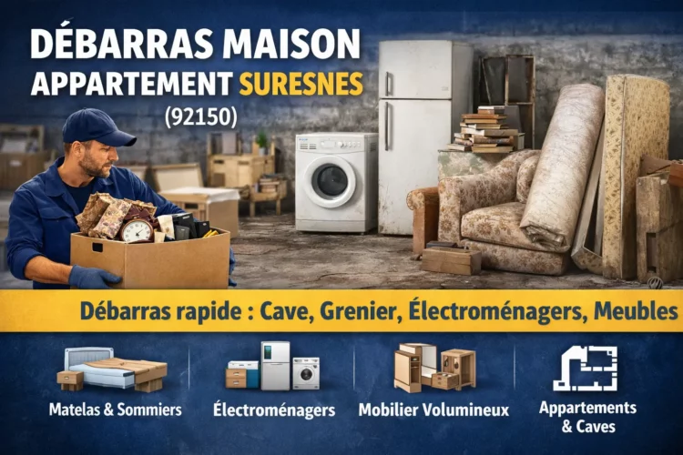 Débarras maison appartement Suresnes